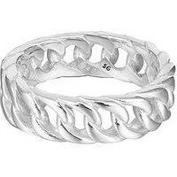 Seol + Gold Sterling Silver Curb Chain Ring