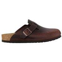 Birkenstock Men'S Boston Oiled Leather Sandal - Brown