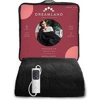 Dreamland Snuggle Up Large Electric Warming Throw - Black