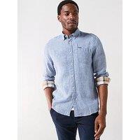 Barbour Linton Gingham Tailored Shirt - Navy