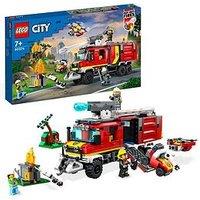 Lego City Fire Command Unit Truck Toy 60374
