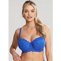 Cleo By Panache Jorja Padded Wired Balconette Bra - Cobalt