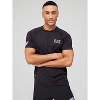 Ea7 Emporio Armani Ventus Training T-Shirt - Black