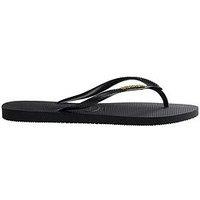 Havaianas Hav. Slim Logo Metallic -Black/Gold