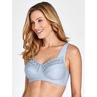 Miss Mary Of Sweden Wonderful Soft Cup Bra - Blue