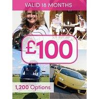 Activity Superstore &Pound;100 Gift Experience Day Voucher