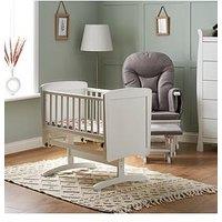 Obaby Gliding Crib And Mattress - White