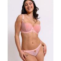 Curvy Kate Lift Off Balcony Bra Underwired Padded Bras CK051106 Rose Sparkle