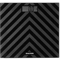Salter Electronic Black Chevron Bathroom Scale
