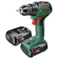 Bosch Universaldrill 18V-60 Cordless 2-Speed Drill/Driver With 2X 2.0Ah Batteries And Al 18V-20 Char
