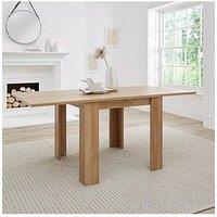 Everyday Panama 80-160 Cm Extending Dining Table - Dark Oak - Fsc Certified