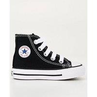 Converse Infant Unisex Hi Top Trainers - Black