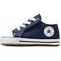 Converse Chuck Taylor All Star Cribster Canvas Mid Top Trainers - Navy
