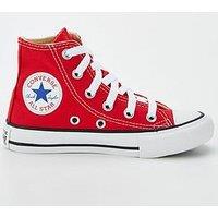 Converse Kids Unisex Hi Top Trainer - Red