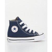 Converse Infant Boys Hi Top Trainers - Navy