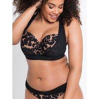 Curvy Kate Wrapsody Bandeau Bikini Top Leopard Print