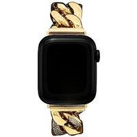 Olivia Burton Gold Chain Apple Watch Bracelet With Floral Link. 38 Mm , 40 Mm , 41Mm.