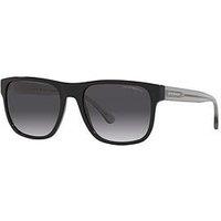 Emporio Armani 0Ea4163 Rectangle Sunglasses - Grey