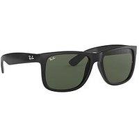 Ray-Ban 0Rb4165 Justin Square Sunglasses - Black