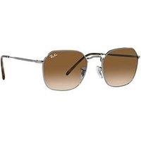 Ray-Ban Jim Hexagon Metal Frame Sunglasses - Grey