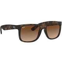 Ray-Ban Justin 0Rb4165 Square Sunglasses - Brown