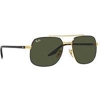 Ray-Ban Oversized Aviator Sunglasses - Black