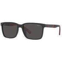 Polo Ralph Lauren Rectangle Sunglasses - Black