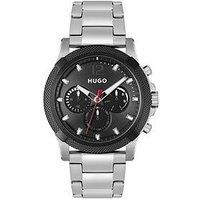 Hugo Gents #Impressforhim Stainless Steel Bracelet Watch