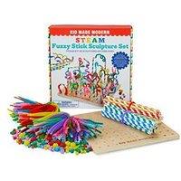 Kid Made Modern Steam - Fuzzy Stick Sculpture Set