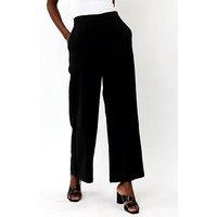 Religion Tailored Wide Trouser -Black