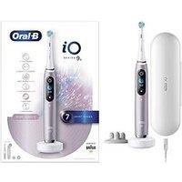 Oral-B Io9 Rose Quartz Electric Toothbrush + Charging Travel Case