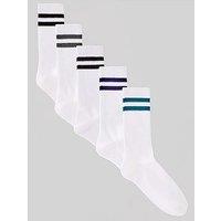 Everyday 5 Pack Stripe Sport Socks - Multi