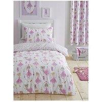 Bedlam Ballet Dancer Single Duvet Set - Pink