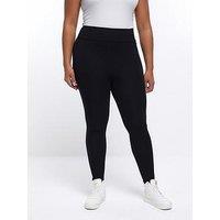 Ri Plus Plus High Waisted Jersey Legging - Black