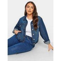 Yours Classic Denim Jacket - Blue