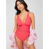 Everyday Shape Enhancing Swimsuit - Red