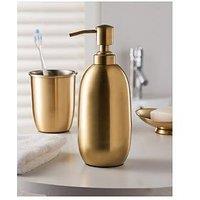 Our House 3-Piece Bathroom Accessory Set - Gold