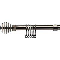 The Very Collection Extendable Curtain Pole Kit With Decorative Finials