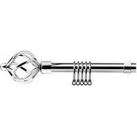 Very Home Cage Finial Extendable Curtain Pole