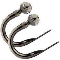 Very Home Set Of 2 Bling Finial Curtain Holdbacks
