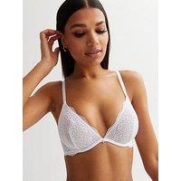 New Look White Lace Non Padded Bra