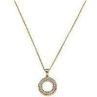Buckley London Two Tone Pave Pendant.