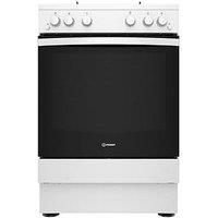 Indesit Is67G1Pmw 60Cm, Single Gas Cooker With Gas Hob - White