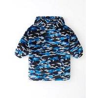 Mini V By Very Boys Fleece Camo Hooded Blanket