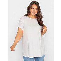 Yours Rib Swing Tee White