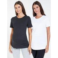 V By Very 2 Pack Maternity T-Shirt - Multi