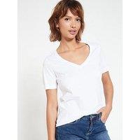 V By Very The Essential V Neck T-Shirt - White