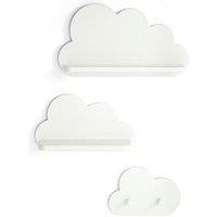 Mamas & Papas Cloud Shelves - White