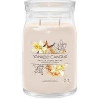 Yankee Candle Signature Collection Large Jar Candle &Ndash; Vanilla CrÈMe Brulee
