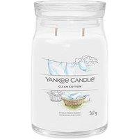 Yankee Candle Signature Collection Large Jar Candle &Ndash; Clean Cotton